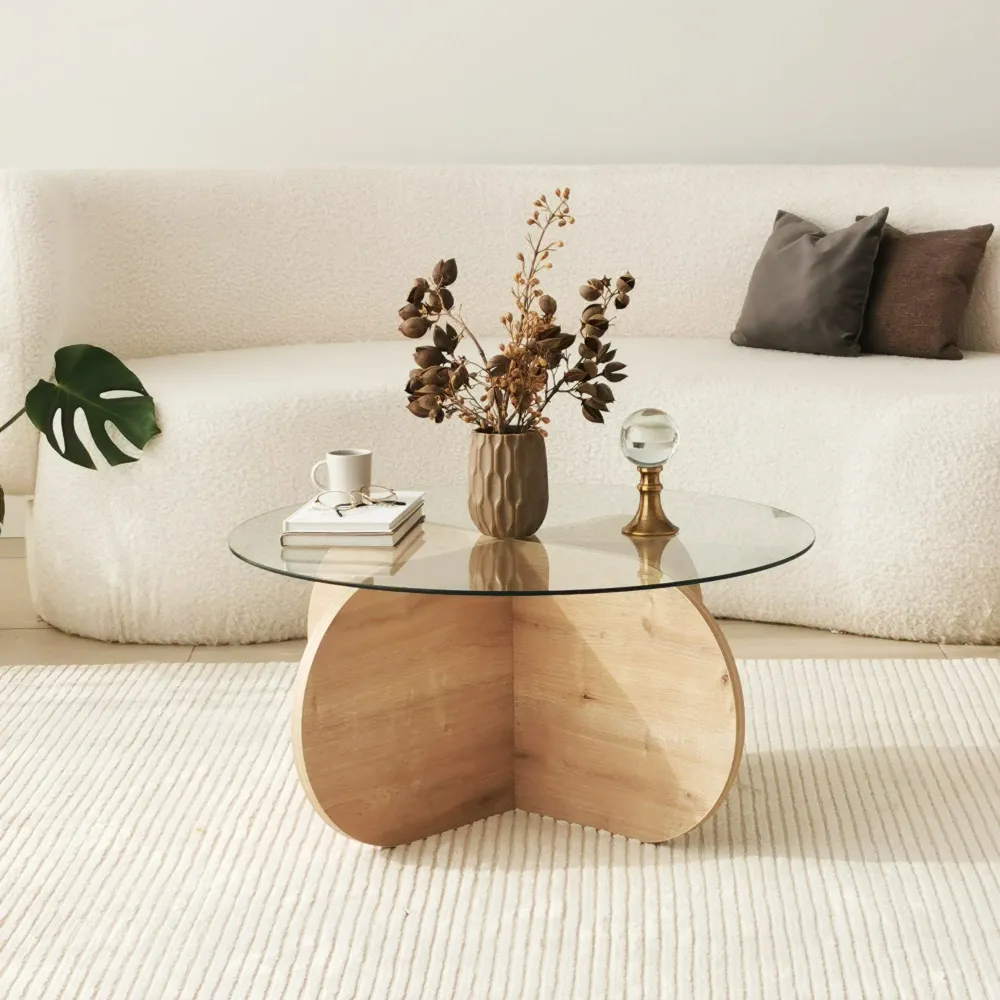 Masuta de Cafea Asi Home Bubble - Sapphire Oak, Stejar, 75 x35 x75cm