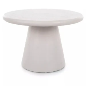Masuta cafea AURORA, gri deschis, microciment, 60x40 cm