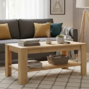 Masuta cafea BISTRO, stejar, PAL, 110x59x50 cm
