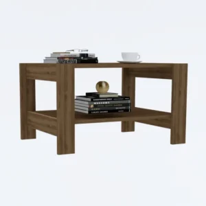 Masuta cafea HERB, nuc, PAL melaminat, 70x50x40 cm