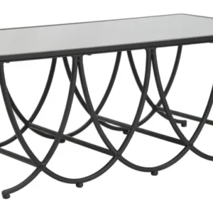 Masuta Cafea Mauro Ferretti Dark 100X60X40 cm, Negru