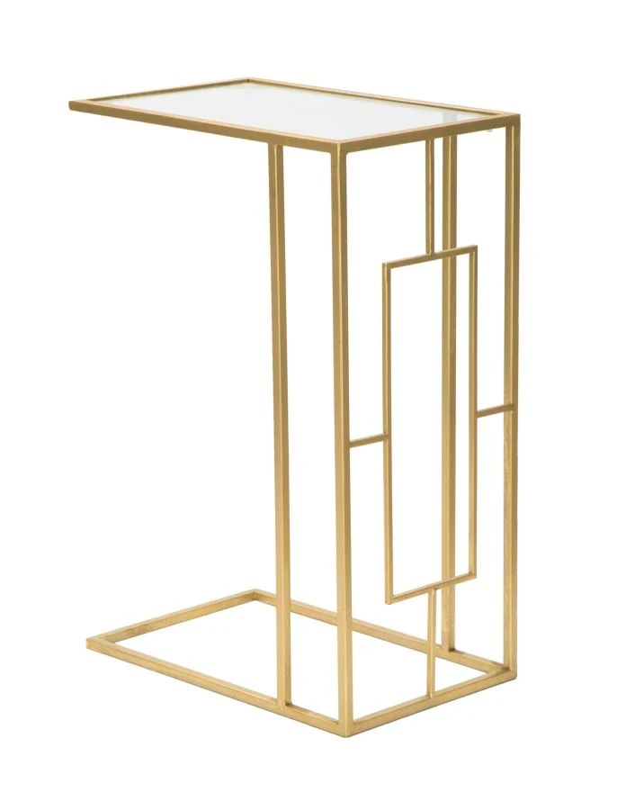 Masuta Laterala Mauro Ferretti Tavolinet 40,5X25,5X60 cm, Auriu