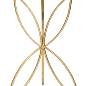 Masuta Mauro Ferretti Butterfly Ø 35X60 cm, Auriu/Argintiu