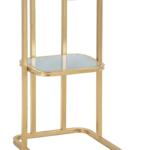 Masuta Mauro Ferretti Divano 46X30X60 cm, Auriu/Multicolor