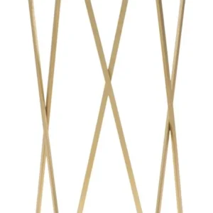 Masuta Mauro Ferretti Glam Simple Ø 35X75 cm, Auriu