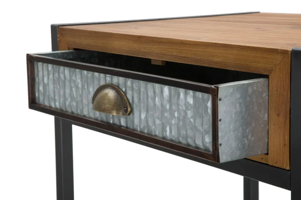 Masuta Mauro Ferretti Irish 50X40X121 cm, Maro/ Gri Deschis