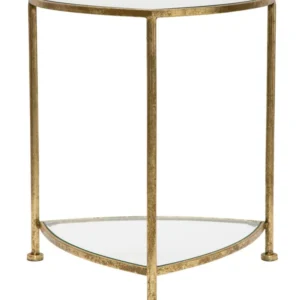 Masuta Mauro Ferretti Triangle 45X45X50 cm, Auriu