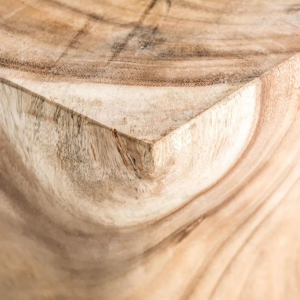 Masuta natur din lemn tropical Yendi Vical