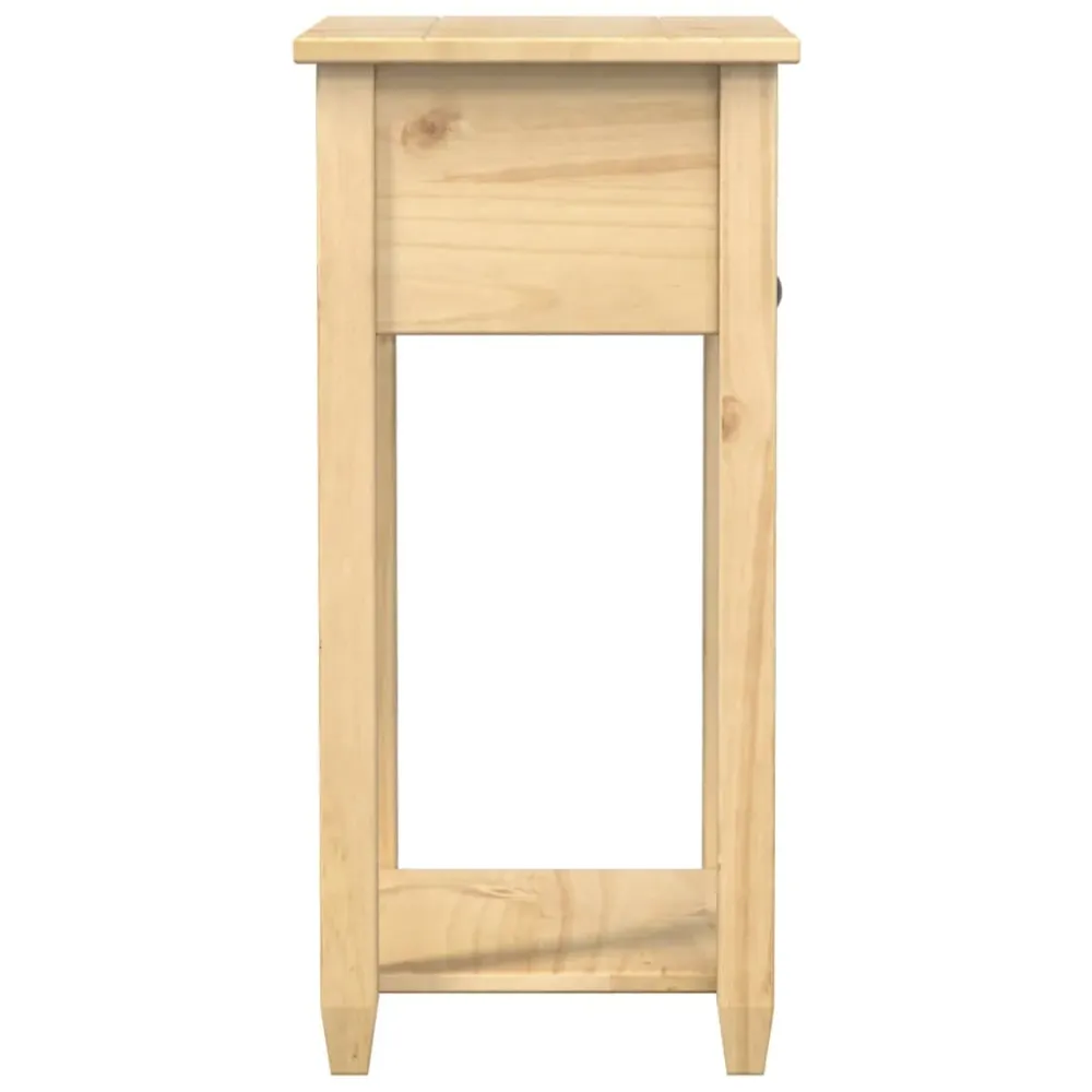 Măsuță consolă Corona, 55x35x73 cm, lemn masiv de pin