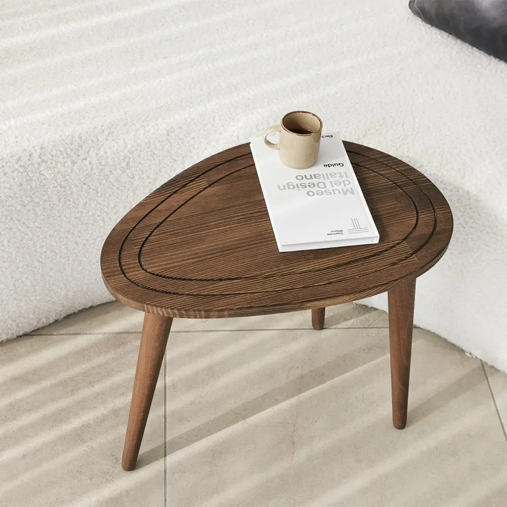 Set Masute (2 Bucati) Asi Home Sweet - Walnut, Nuc, 50x48x33/50x52x33cm