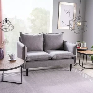 Set 3 masute cafea DEMETER II, nuc/negru