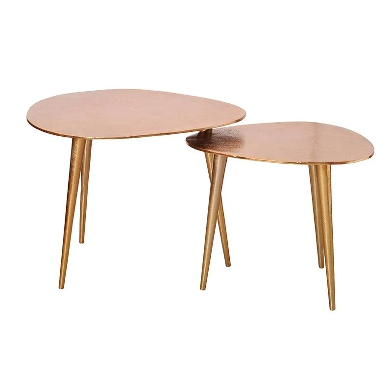 Set de 2 masute gold Elements Invicta Interior