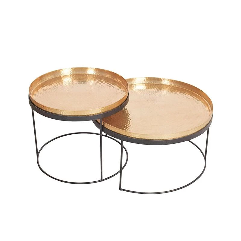 Set de 2 mese de cafea gold Elements Invicta Interior