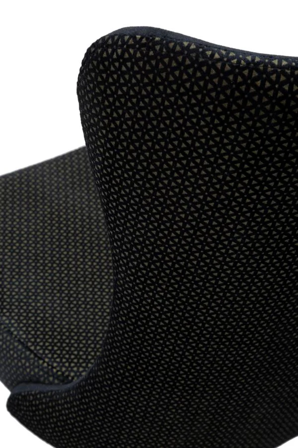 Set Scaune Mauro Ferretti Mimoza Black, Set 2 Piese, 40X65X99 cm, Negru/ Auriu