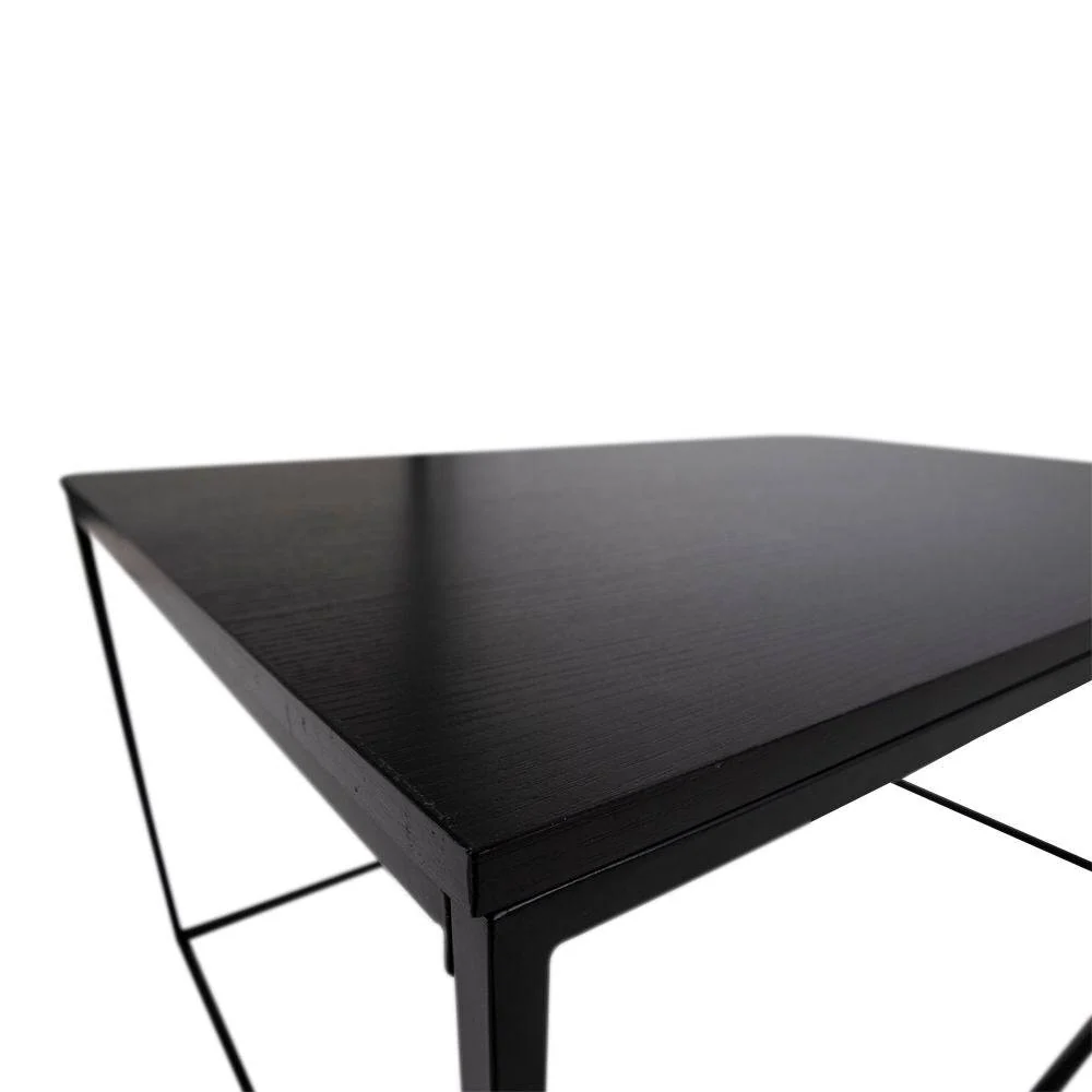 Vita Masuta de cafea neagra, cu rama neagra 60x90x45 cm