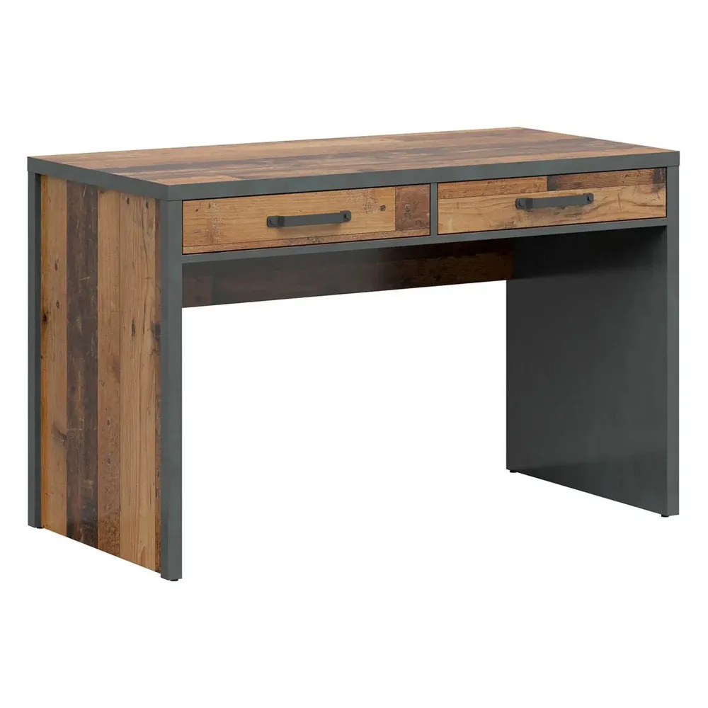 Birou WESTON, maro/gri grafit, PAL laminat, 120x60x76 cm