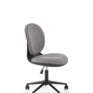 Scaun birou ORION, gri deschis/negru, stofa clasica/polipropilena, 46x55x89/99 cm