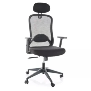 Scaun de birou Q-050, negru, 68x52x116/126 cm