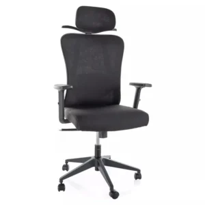 Scaun de birou Q-080 M, negru, 67x50x115/125 cm