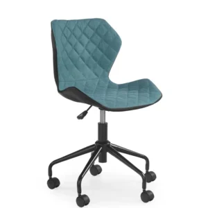 Scaun birou turcoaz Matrix, 48X53X78/88 CM