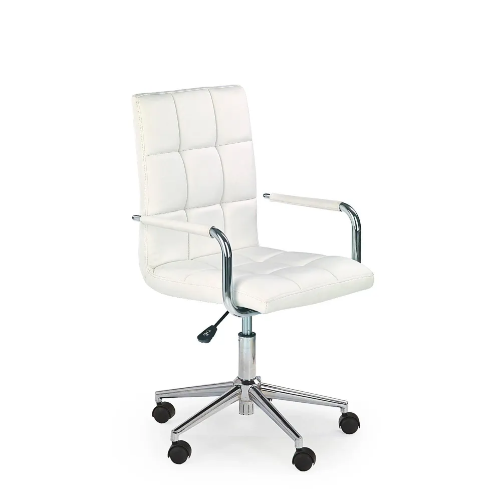 Scaun directorial copii Gonzo 2, alb, 53X46X98/110 CM