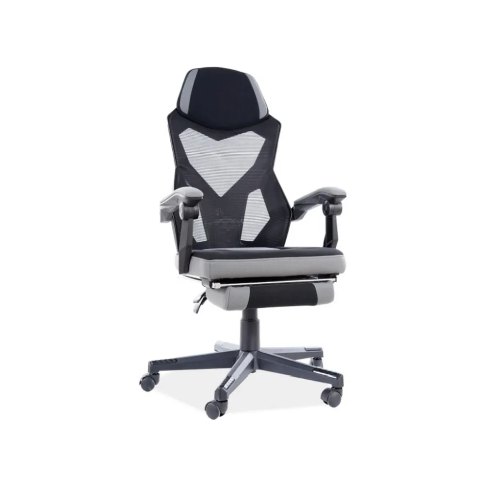 Scaun ergonomic negru Q-939, 108/120x56x48 cm