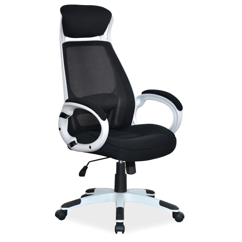 Scaun ergonomic cu tetiera Q-409, inaltime reglabila, 63X51X117/127