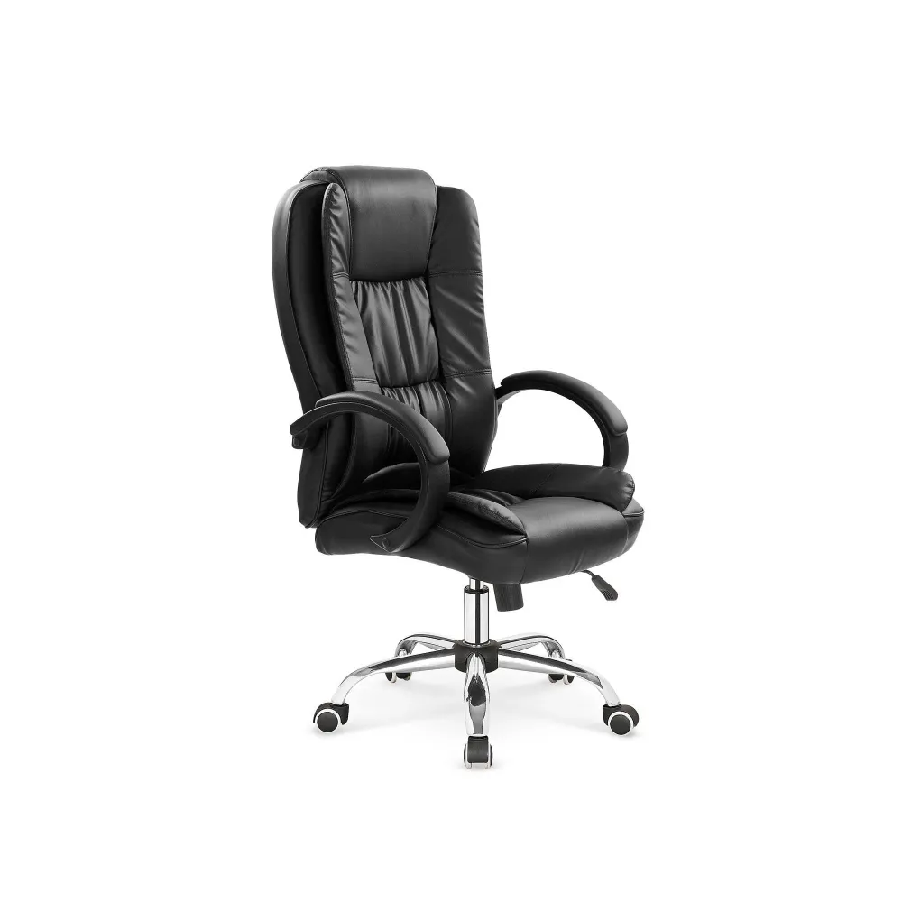 Scaun negru moale Relax, 75X64X110/118 CM