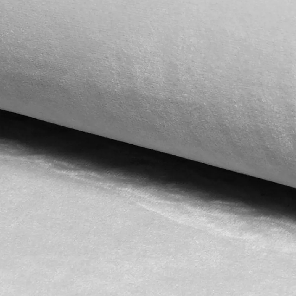 Scaun rotativ Q-886, stofa catifelata gri deschis, 58x44x91 cm