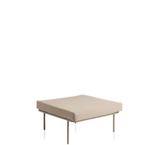 Modul taburet/canapea exterior modulara, metal Combo