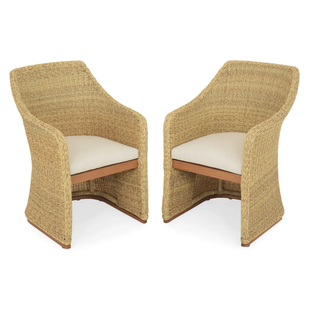 SONORA Set mobilier terasă/grădină, 2 scaune