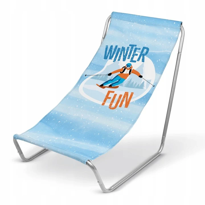WINTER FUN Metal Winter Lounger