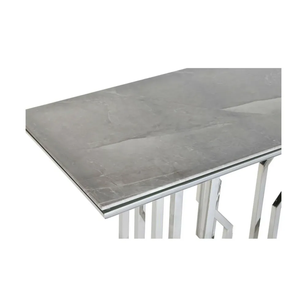 Consolă DKD Home Decor Geam Oțel (120 x 40 x 78 cm)