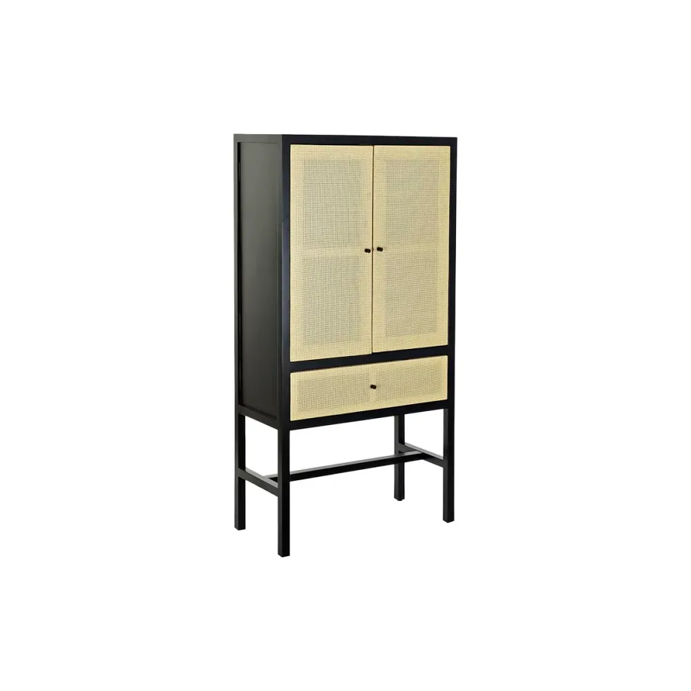 Dulap DKD Home Decor 80 x 38 x 160 cm Brad Natural Negru