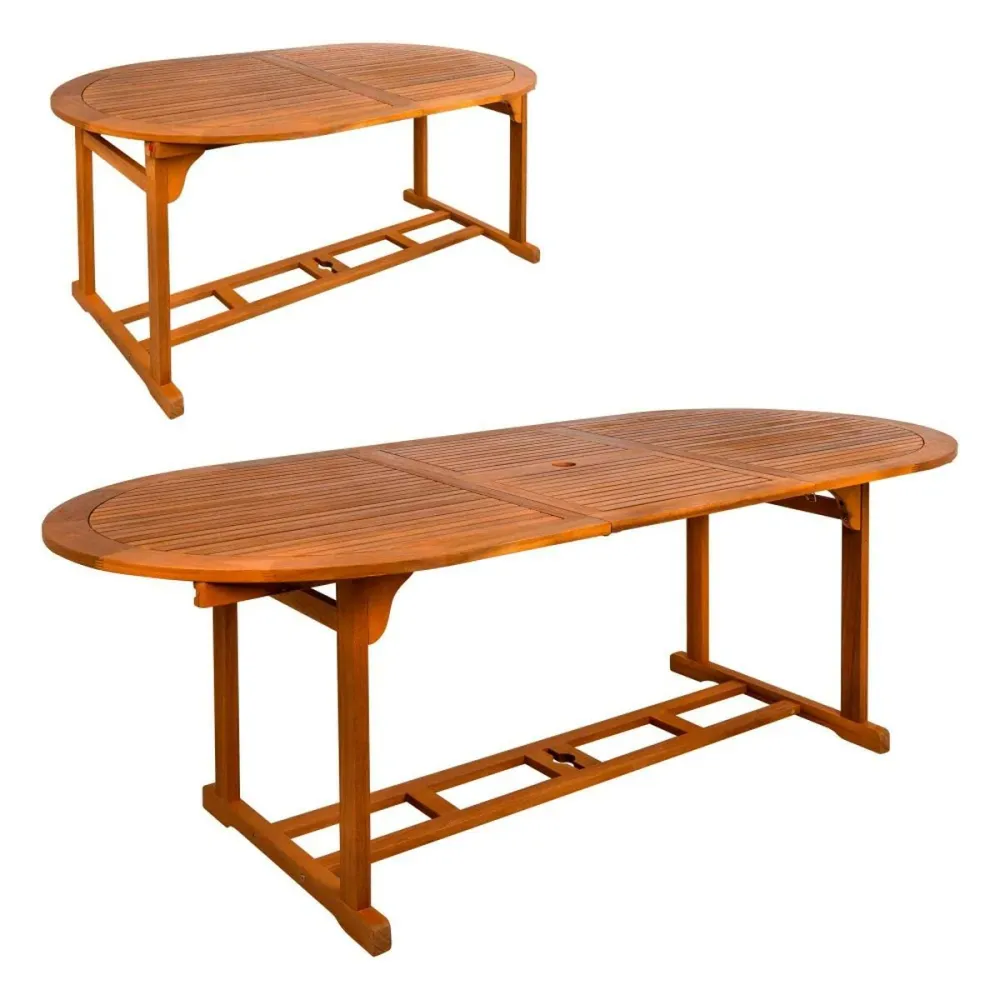 Masă Extensibilă Aktive 200 x 74 x 90 cm Lemn de salcâm
