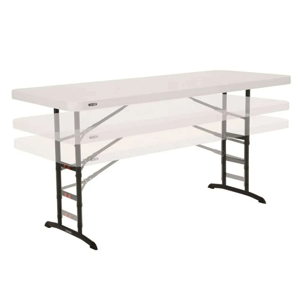 Masă Pliabilă Lifetime Alb Oțel Plastic 183 x 91 x 76 cm