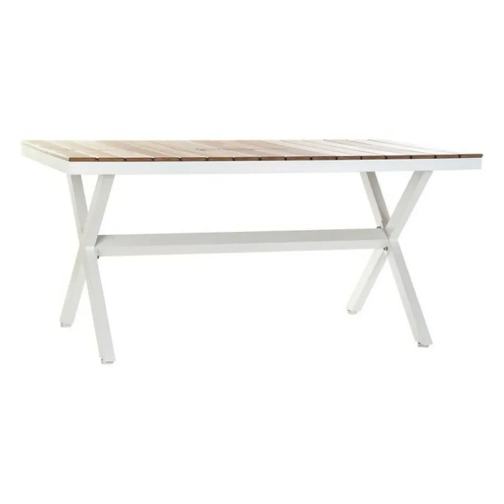 Masă de Sufragerie DKD Home Decor Rășă Aluminiu 160 x 90 x 75 cm