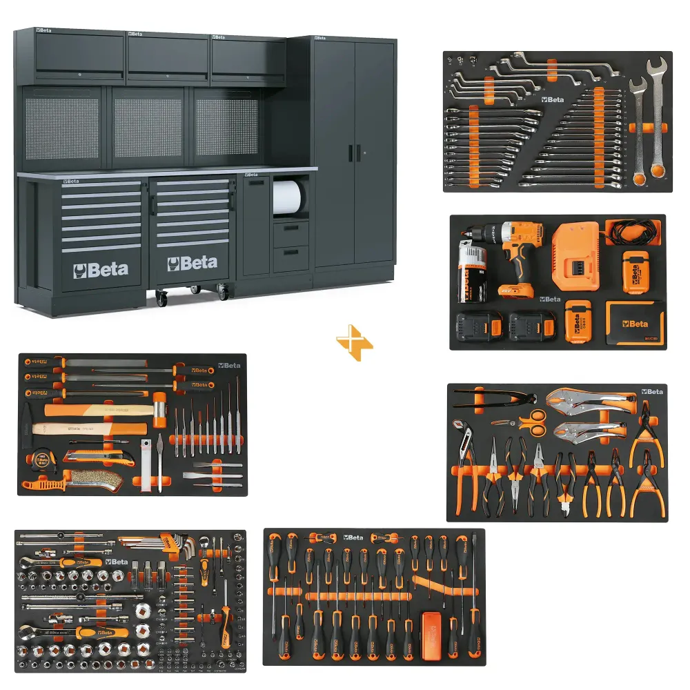 Mobilier de atelier Beta RSC50 2.0 F cu 411 unelte gratuite