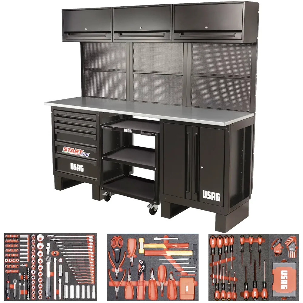 Mobilier de atelier Usag 516 SA/STBM cu 296 de unelte gratuite