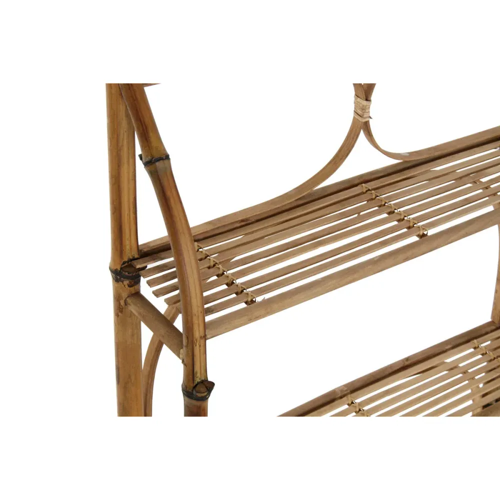 Raft DKD Home Decor Natural Ratan Bambus 3 Rafturi (62 x 15 x 103 cm)