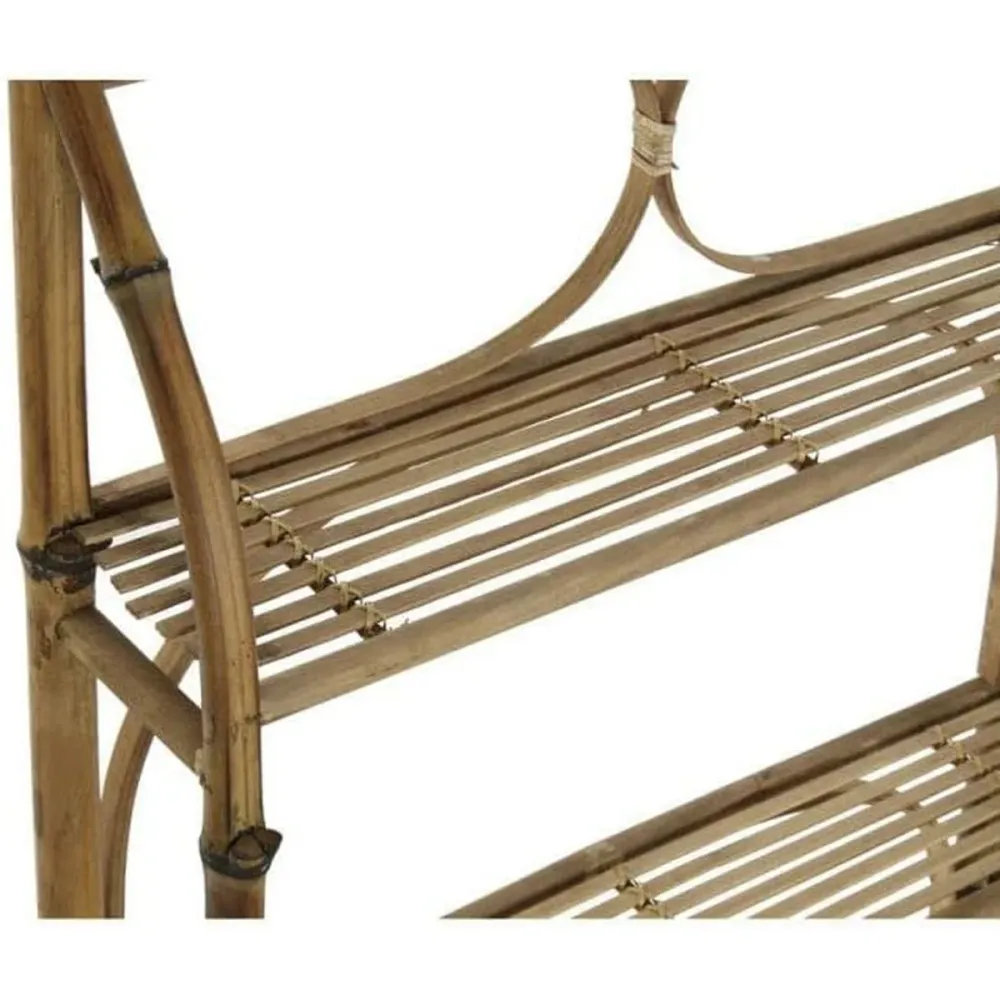 Raft DKD Home Decor Natural Ratan Bambus 3 Rafturi (62 x 15 x 103 cm)