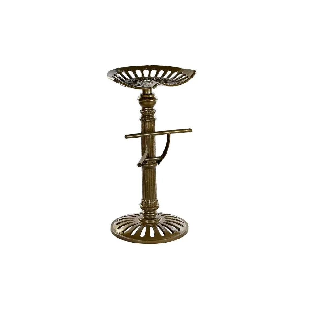 Taburet DKD Home Decor Auriu* Metal (44 x 33 x 82 cm)