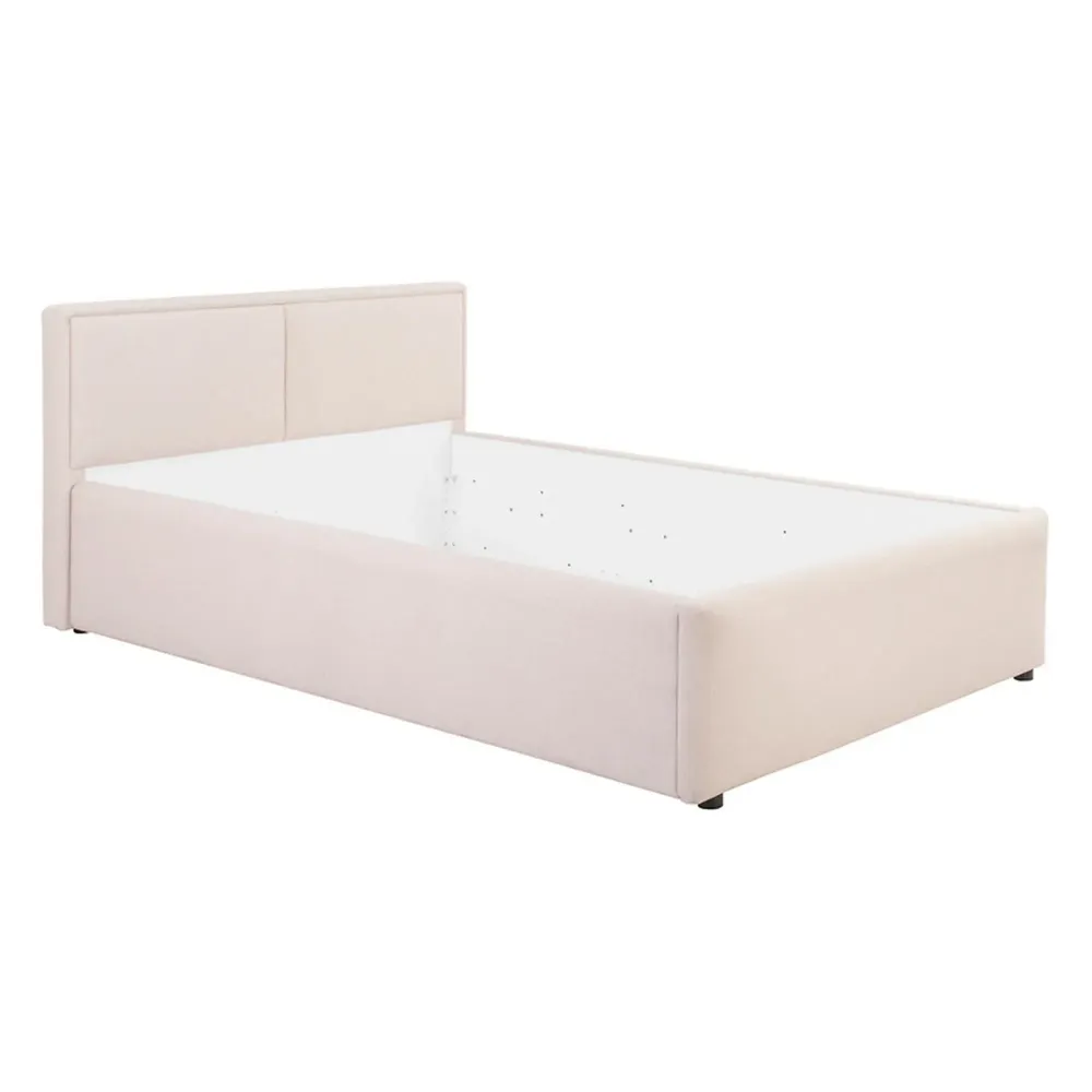 Cadru pat NEDIN 120x200, stofa clasica bej - Maya 03
