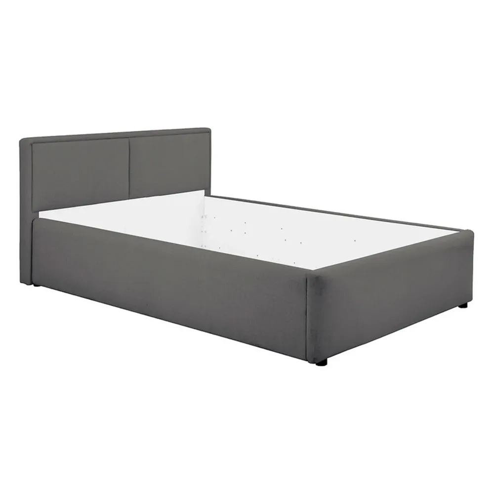 Cadru pat NEDIN 120x200, stofa clasica gri inchis - Maya 21