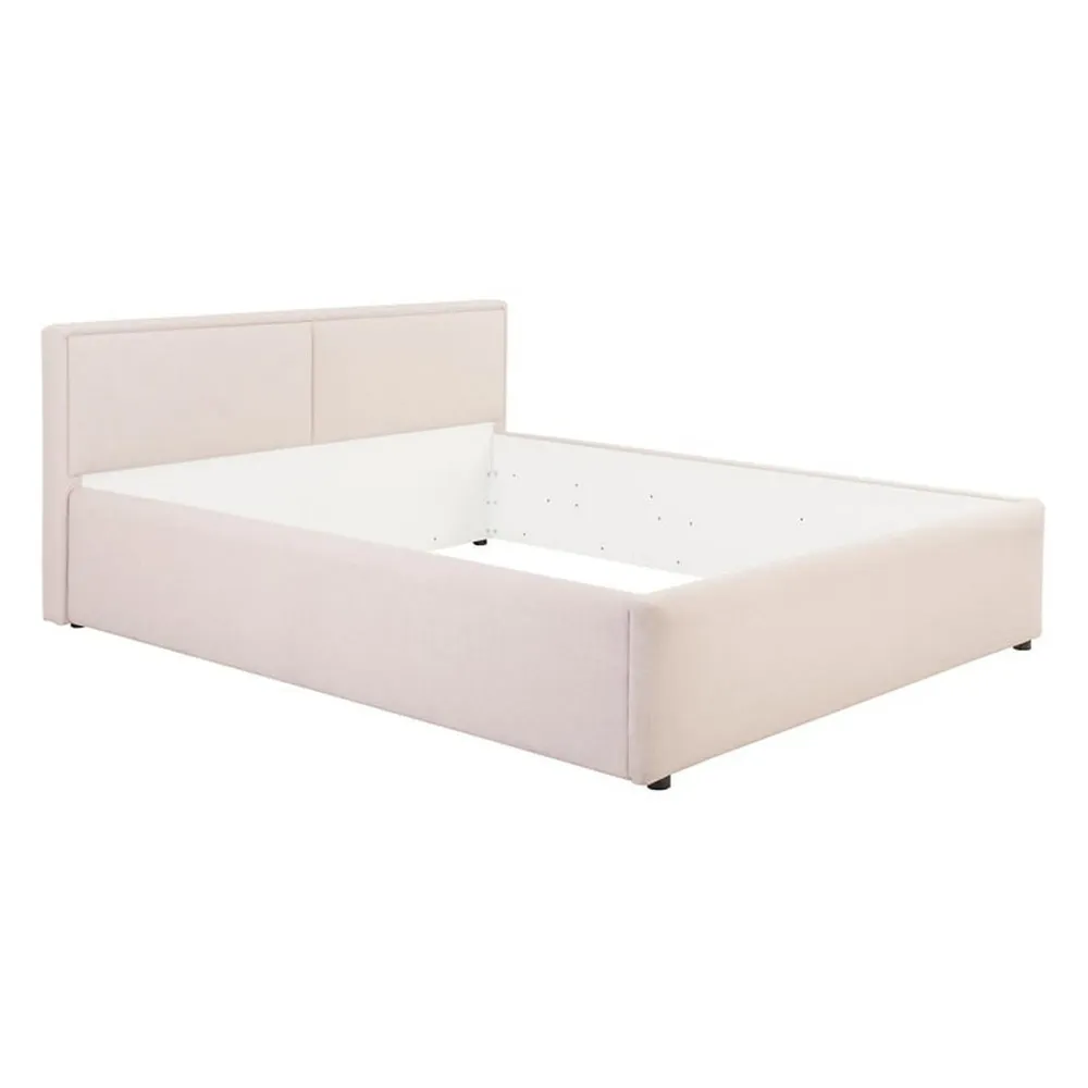 Cadru pat NEDIN 160x200, stofa clasica bej - Maya 03