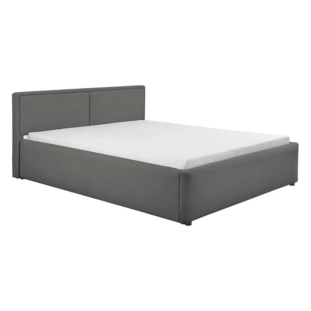 Cadru pat NEDIN 160x200, stofa clasica gri inchis - Maya 21