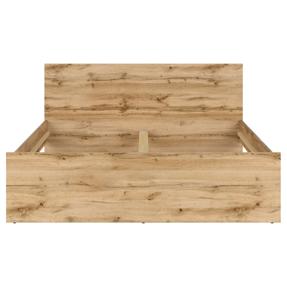 Cadru pat NUIS 160x200, stejar wotan, PAL laminat
