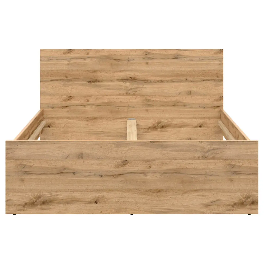 Cadru pat ZELE 140x200, stejar wotan, PAL