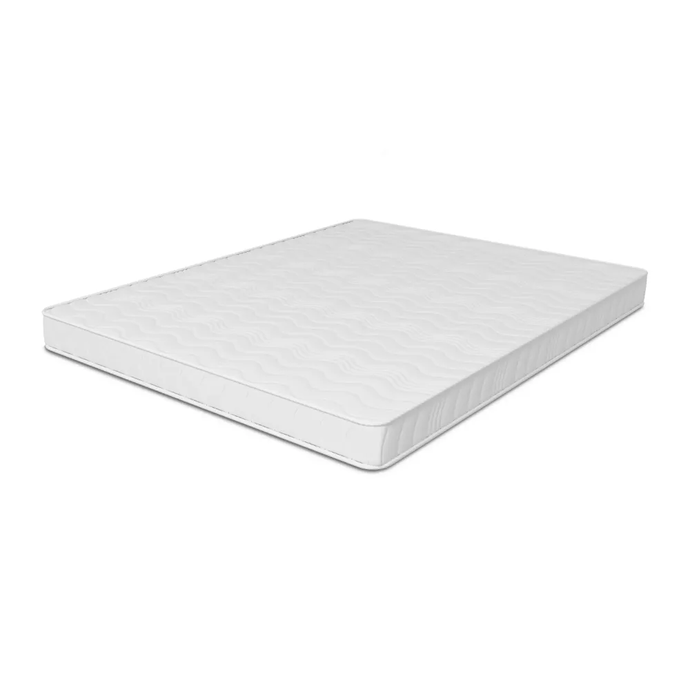Pat Remi, 200 x 90 cm, saltea spuma inclusa, Stejar Bronz